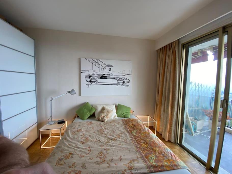 2-Room 60 M², Panoramic View, 2 Balconies, 50M Pool Cagnes-sur-Mer Exteriér fotografie