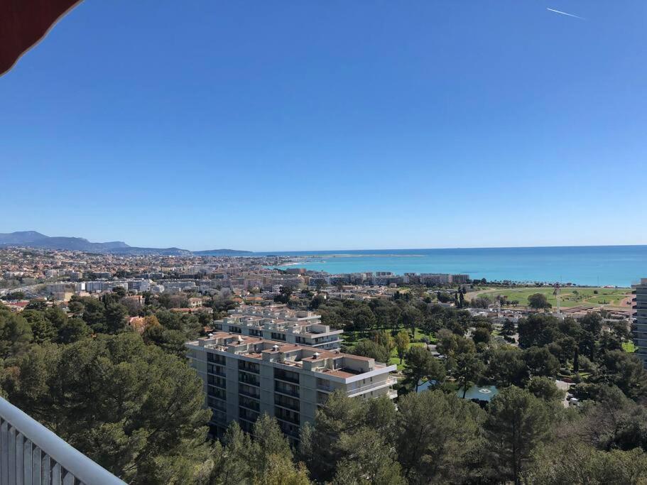2-Room 60 M², Panoramic View, 2 Balconies, 50M Pool Cagnes-sur-Mer Exteriér fotografie
